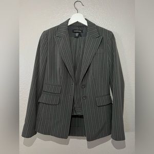 Moda Int’l Pants Suit Blazer pinstripe